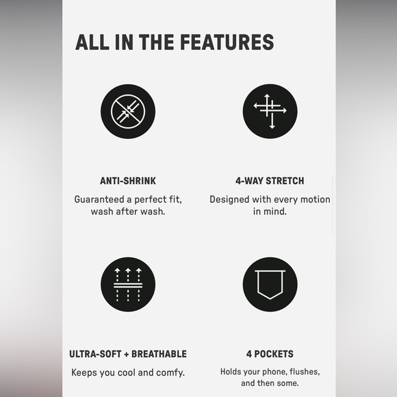 Men’s Fabletics Foundation Scrub Jacket Gray - Picture 12 of 12